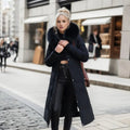 Bella | Women Winter Puffer Coat with Hood Trim
