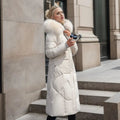 Bella | Women Winter Puffer Coat with Hood Trim