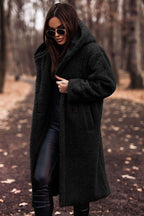 Alexandra | Women’s Winter Faux Fur Coat with Hood