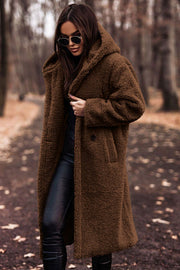 Alexandra | Women’s Winter Faux Fur Coat with Hood