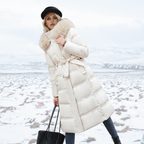 Florence | Women’s High-Collar Long Puffer Winter Coat
