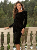 Lily | Women’s Glamorous Long Sleeve Cocktail Dress