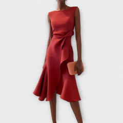 Ariane | Pleated Midi Dress