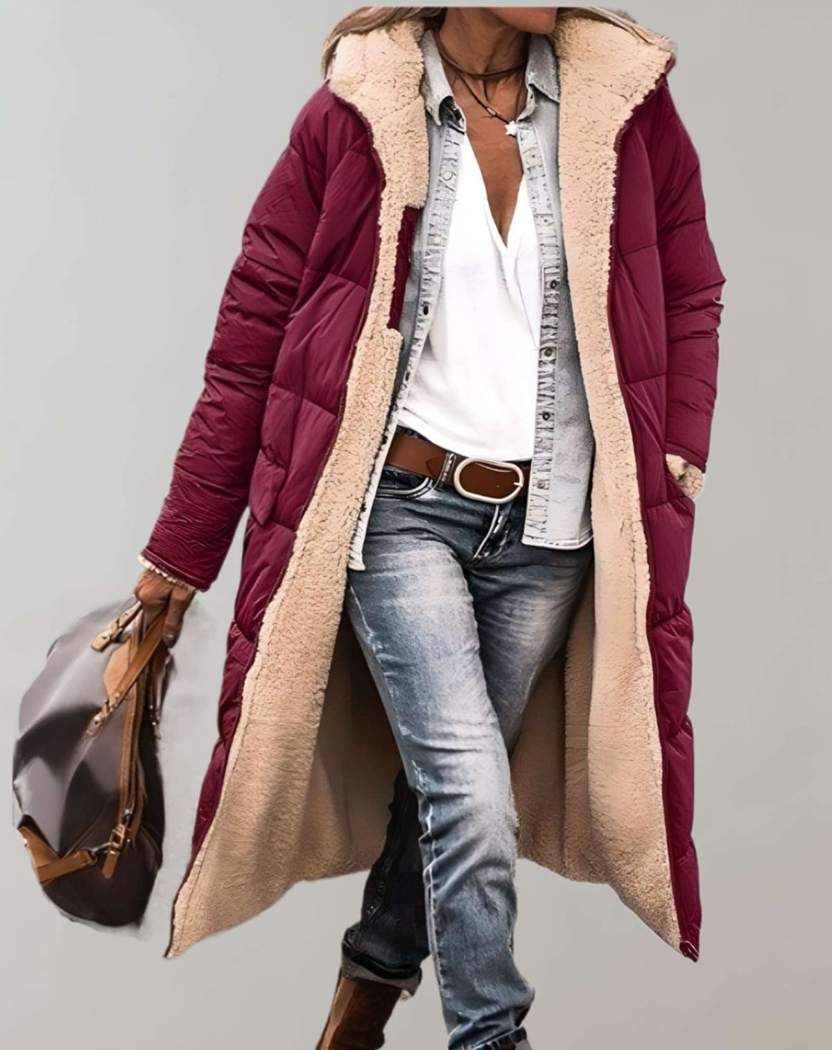 Casey | Winter Women’s Puffer Coat with Fleece Lining
