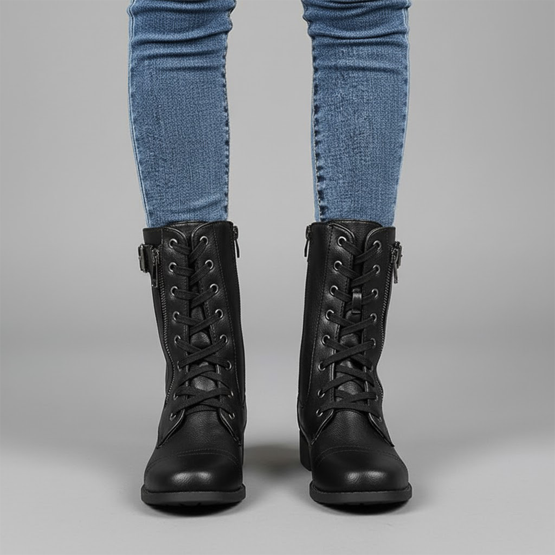 Bonnie | Women’s Orthopedic Ankle Boots with Side Zipper