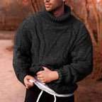 Dominic | Men’s Chunky High Neck Winter Sweater