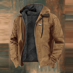 Elliot | Men’s Hooded Zip-Up Winter Casual Jacket