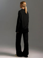 Hannah | Women’s Collared Two Piece Relaxed Fit Lounge Set