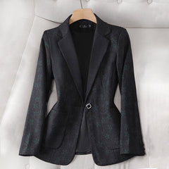 Zara | Women's Blazer with Grid Pattern