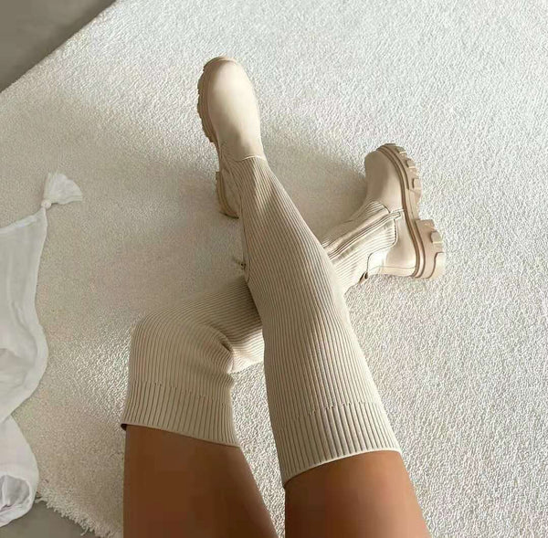 Florence | Heeled Knee-High Boots for Women