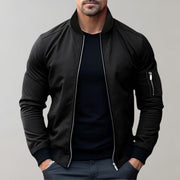 Stanley | Men's Slim Fit Zip-Up Bomber Jacket with Pockets
