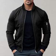 Stanley | Men's Slim Fit Zip-Up Bomber Jacket with Pockets