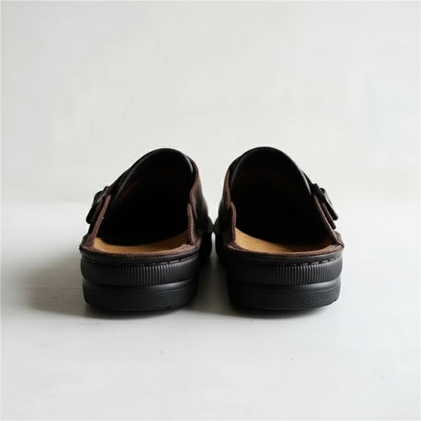 Arthur | Men’s Orthopaedic Leather Slip On Clogs