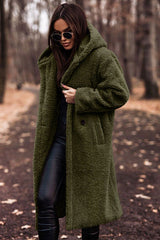 Alexandra | Women’s Winter Faux Fur Coat with Hood