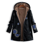Casey | Women’s Winter Floral Coat with Hood