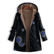 Casey | Women’s Winter Floral Coat with Hood