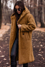 Alexandra | Women’s Winter Faux Fur Coat with Hood
