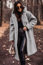 Alexandra | Women’s Winter Faux Fur Coat with Hood
