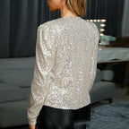 Daisy | Women’s Sparkling Open Front Sequin Party Blazers