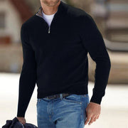 Adam | Casual Zip Neck Sweater for Men